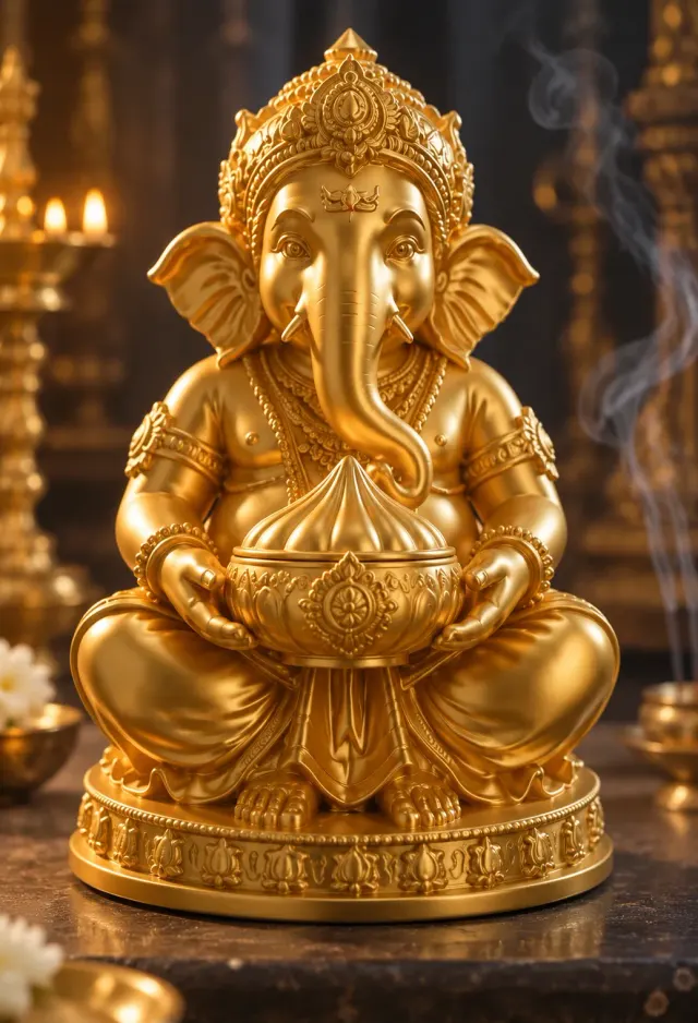 Modhaka Vinayagar Viboothi Holder