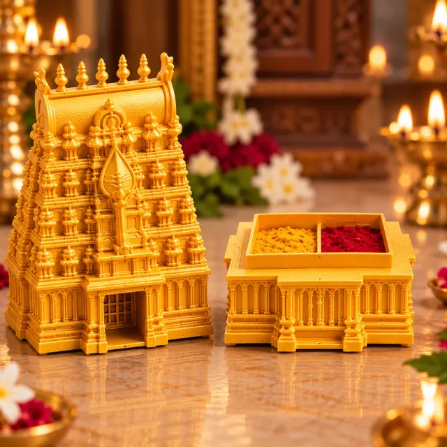 Kunguma Chimil Gopuram Murugan (2 Partitions)