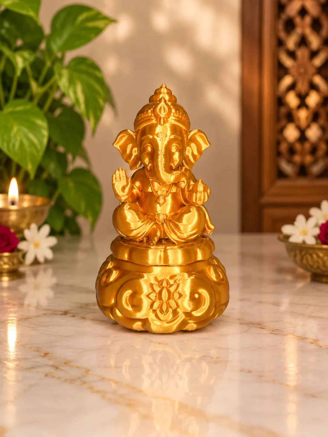 Sri Ganesha Kumkum Chimil 