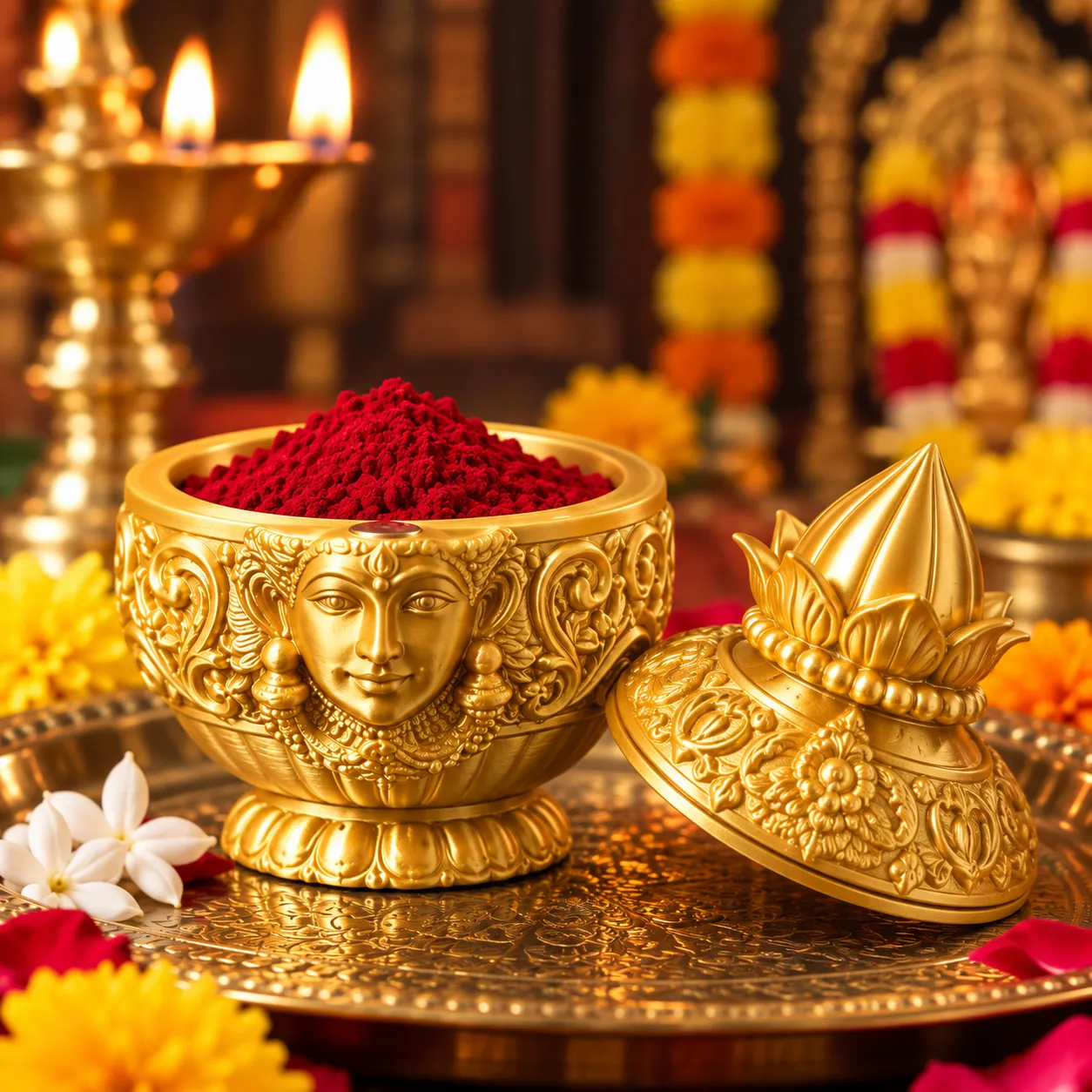 Purna Kumbha Kalasham magnetic close — view 2